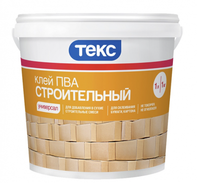 ТЕКС Клей ПВА Строительный класс УНИВЕРСАЛ (1кг)