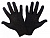 Перчатки Х\Б 7,5 класс вязки, 5-ти нитка, черные с ПВХ, (шт.)