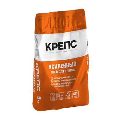 КРЕПС Клей для плитки Усиленный (5кг)