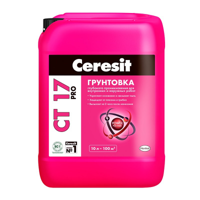 Грунтовка глубокого проникновения Ceresit CT 17 PRO (5 л)